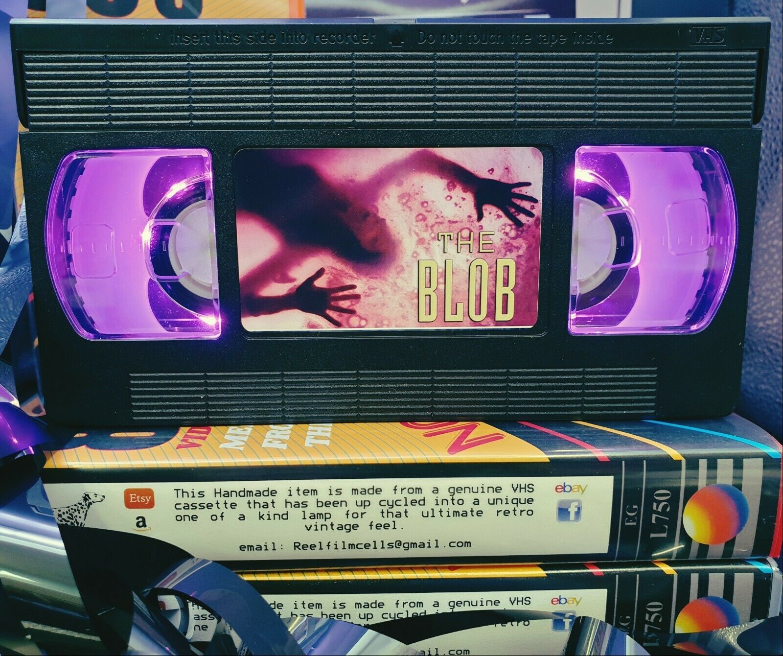 Retro VHS Lamp,Creepshow 2,Night Light!Amazing Gift Idea For Any Movie Fan. Item image 7