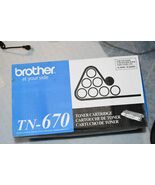 Brother TN670 Black Toner Cartridge - Factory Sealed Box Genuine OEM 516b - $1,396.29 MXN