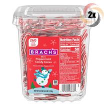 2x Tubs Brach's Mint Flavored Peppermint Mini Candy Canes | 260 Count | 39.9oz - $63.24