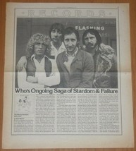 THE WHO BY NUMBERS 1975 Original LP Record Review Rolling Stone clipping - £5.63 GBP