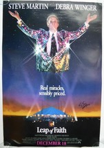 Steve Martin Leap of Faith Signed Autographed Double Sided Movie Poster 27x40 - $178.19