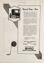 1926 Print Ad Burd-Gilman Shock Absorbers Maximum Comfort Burd Rings Rockford,IL - £17.08 GBP
