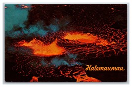 Halemaumau Eruptions Volcanoes National Park Hawaii HI UNP Chrome Postcard S7 - £2.32 GBP