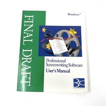 Windows Final Draft  User Manual Windows 92 Professional Screen Writing ... - $275.87 MXN