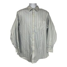 Kirkland Signature Mens Slim Fit Non-Iron Striped Dress Shirt 17 - $23.13