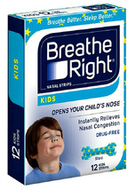 2 Box X 12&#39;s Breath Right NASAL STRIPS for Kids Child Nose Band Breath Rite   - £73.08 GBP
