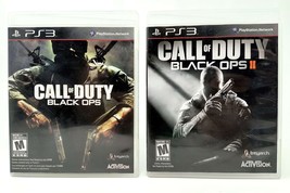 Call of Duty Black Ops 1 &amp; 2 Bundle Lot PlayStation 3 PS3 Complete CIB - $17.86