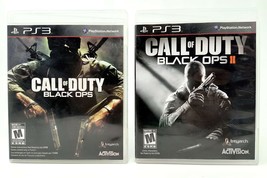 Call of Duty Black Ops 1 &amp; 2 Bundle Lot PlayStation 3 PS3 Complete CIB - £14.31 GBP