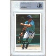 Adrian Gonzalez Marlins Auto 2000 Just Justifiable Signed Rookie Card BAS Slab - £94.38 GBP