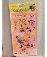 Stickopotamus Baby Girl Stickers w/Binder Holes *NEW/SEALED* DMB - €6,02 EUR