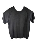 Under Armour T Shirt Loose Heat Gear Mens 2XL XXL Dark Gray Heather Athl... - $23.76
