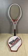 Vintage Wilson Performer L4 4 1/2&quot; Grip Racquet Racket with Case Cover  - $23.38