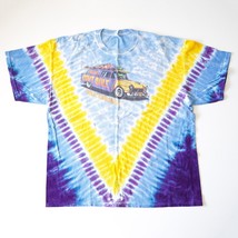 Gov&#39;t Mule By A Thread 2010 Fall Tour Band Tee Tie Dye T-Shirt XL Blue Yellow - $135.58