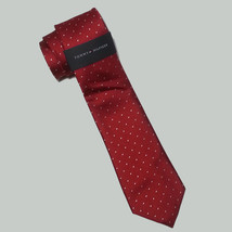 Tommy Hilfiger Men Dress Tie Red Silk 60&quot; long 3.25&quot; wide NWT - £10.65 GBP