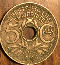 1925 France 5 Centimes Coin - £1.32 GBP