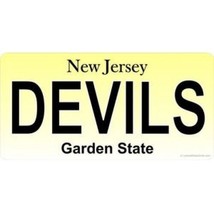 New Jersey Devils Team Nhl Garden State License Plate Made In Usa - £22.41 GBP