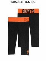NWT Victoria&#39;s Secret PINK MLB LE San Francisco Giants Bling Crop Yoga Pants XS - £31.96 GBP
