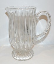 Beautiful Mikasa Crystal Park Lane 8 1/4&quot; Footed Pitcher In Box - £55.06 GBP