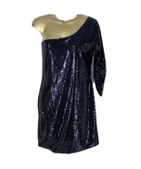 Audrey 3+1 One Shoulder Sequence Bling Wedding Purple Mini Dress Womens ... - $18.19 CAD
