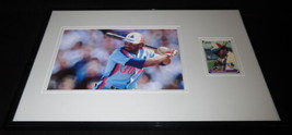 Tim Rock Raines Signed Framed 11x17 Photo Display Montreal Expos - £54.50 GBP