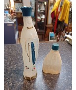 Vtg ND de Lourdes Holy Water Bottles France Plastic - $376.14 MXN