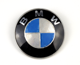 BMW OEM round metal tin emblem badge Bomisa Milano Pre-owned - £19.38 GBP
