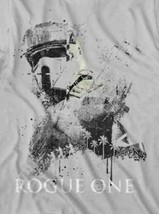 Star Wars Rogue One Men&#39;s Shoretrooper foil XL T-Shirt Heather the manda... - $19.80