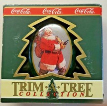 1990 Coca Cola Trim A Tree Collection Tin Christmas Ornaments New in Box... - £3.92 GBP