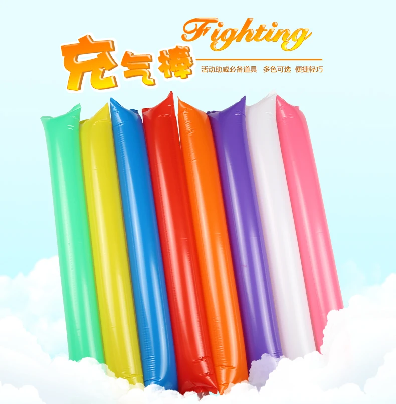 10pcs 60cm Inflatable Cheer Sti cheerleaders Inflatable Stick Against Cheering S - £81.15 GBP