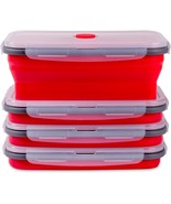 Collapsible Food Storage Containers With Airtight Lid &amp; Air Vent, 40.5, ... - €30,37 EUR