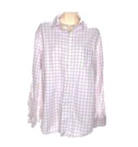 Chaps Men&#39;s Long Sleeve Checkered Button-Down Casual Shirt - £10.06 GBP