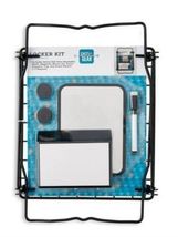 Lockermate 6-Piece Locker Kit with 12 StacaShelf Black School Supplies - $25.73