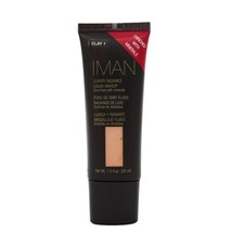 IMAN Luxury Radiance Liquid Makeup, Clay 1 - 0.1 fl oz - $14.28