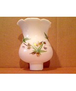 Vintage Hand Painted Milk Glass Lampshade Lamp Shade For Table Lamps - $20.00