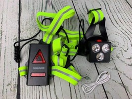 Reflective Night Running Lights LED USB Rechargeable Chest Light - £18.94 GBP