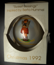 Schmid Collectors Gallery Christmas Ornament 1992 Sweet Blessings Berta ... - £8.75 GBP