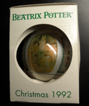 Schmid Collectors Gallery Christmas Ornament 1992 Dancing Rabbits Beatrix Potter - £10.38 GBP