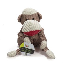 Hugglehounds Dog Stuey Sock Monkey Knottie Large - £21.24 GBP
