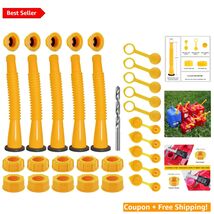 Easy Install Gas Can Spout Replacement Kit - 5 Nozzles, Anti-Overflow De... - $42.52