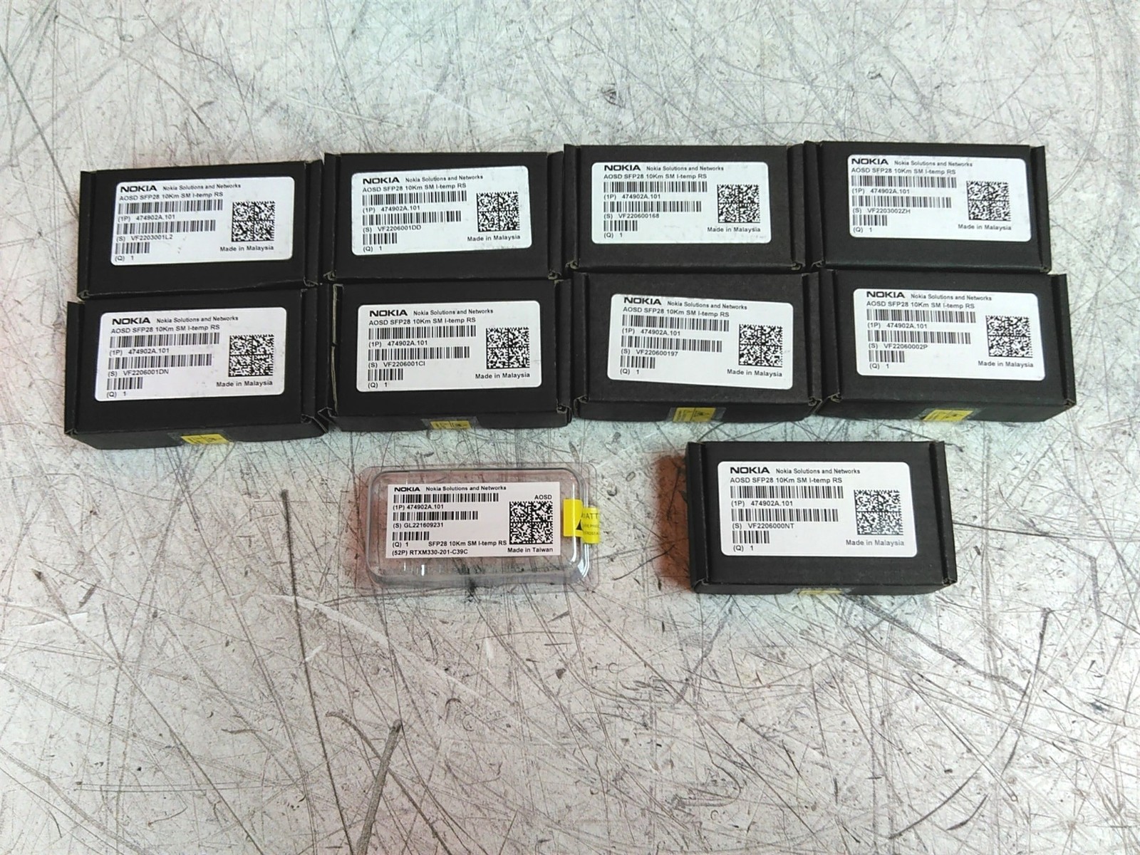 Lot of 10 New Nokia 474902A.101 SM I-Temp RS Receiver Sealed  - $223.25