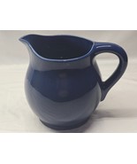 Large Dark Blue Pitcher By Ambrosia - Pottery Made in Portugal Country R... - $17.98