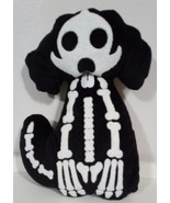 Halloween Skeleton Dog X-Ray Bones Plush Pillow - £26.05 GBP