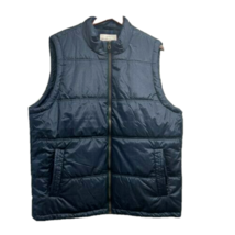 Weatherproof Vintage Men&#39;s Flannel Lined Puffer Vest, Blue , Size: XXL - $34.64