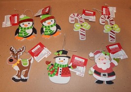Christmas Craft Foam Ornaments Creatology 4 1/2&quot; 7 Each Santa Snowman Ca... - $12.49
