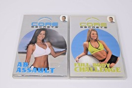 2 Gunnar Peterson&#39;s Core Secrets Workout DVDs: AB Assault &amp; Full Body Ch... - £6.28 GBP