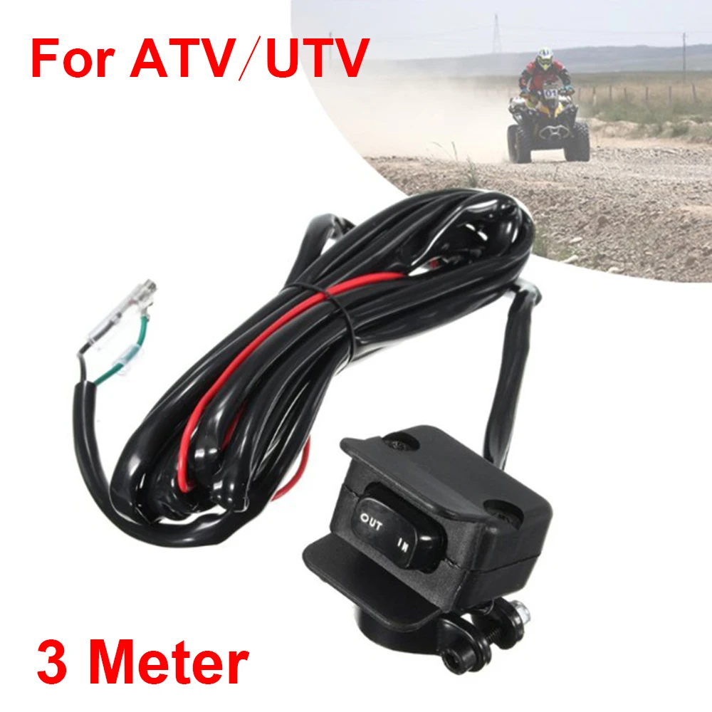 ATV UTV Handlebar Line Warn Winch Rocker Control Switch Button Accessories - B - £20.85 GBP