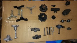 6TT59 Assorted Male Threaded Knobs / Wingnuts / Etc, Good Condition - £7.50 GBP