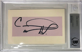 Carrie Underwood signed 2X4.5 Cut Signature- Beckett/BAS Encapsulated - £98.22 GBP