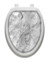 Calcutta Marble Toilet Tattoos Vinyl Removable Reusable Lid Decoration - $21.78
