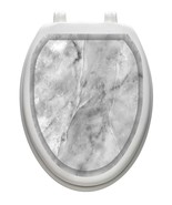 Calcutta Marble Toilet Tattoos Vinyl Removable Reusable Lid Decoration - $408.30 MXN